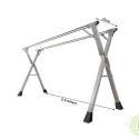 SOGA 2X 2.4m Portable Standing Clothes Drying Rack Foldable Space-Sa