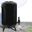 SOGA 4X 12L Stainless Steel Insulated Milk Tea Barrel Hot and Cold Bev